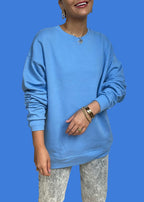 Custom Text Embroidered Crewneck