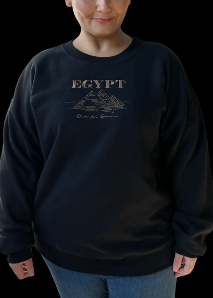 Embroidered Egypt Sweatshirts