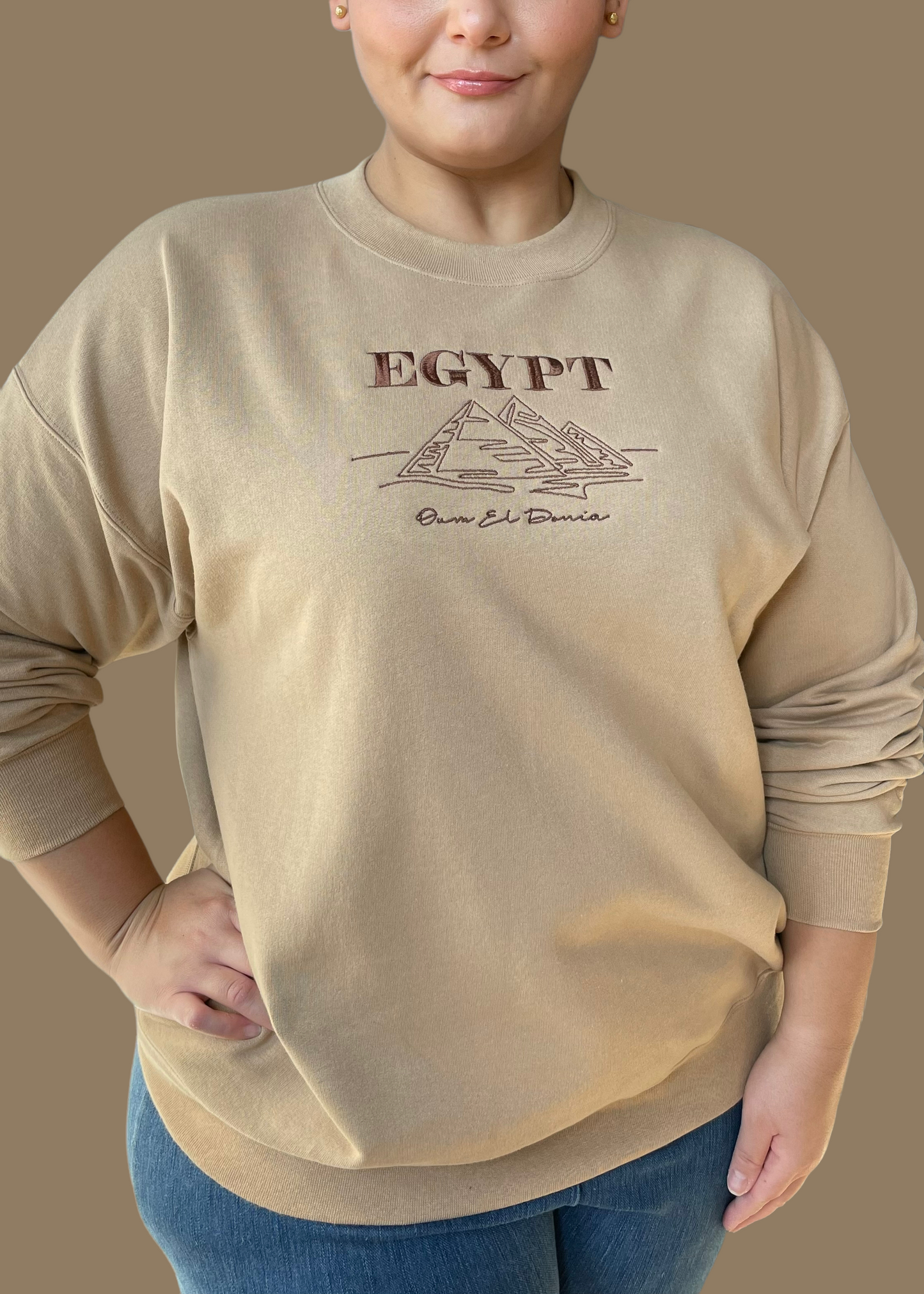 Embroidered Egypt Sweatshirts