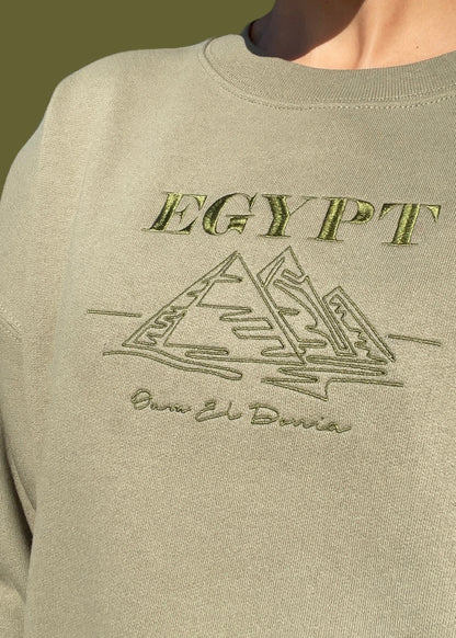 Embroidered Egypt Sweatshirts