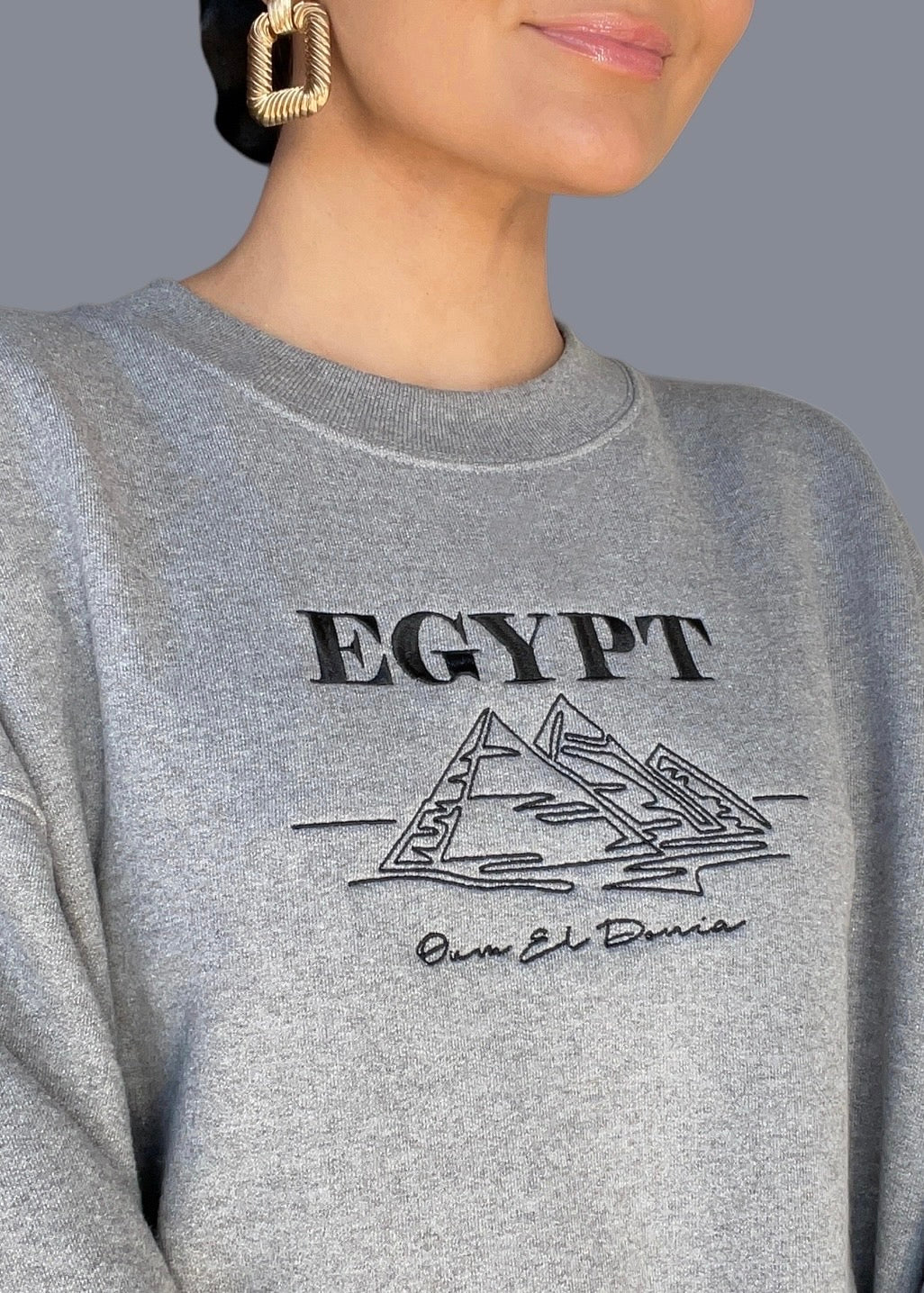 Embroidered Egypt Sweatshirts