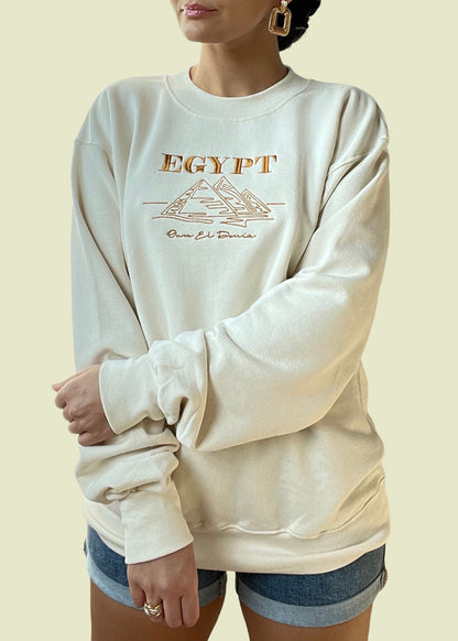 Embroidered Egypt Sweatshirts