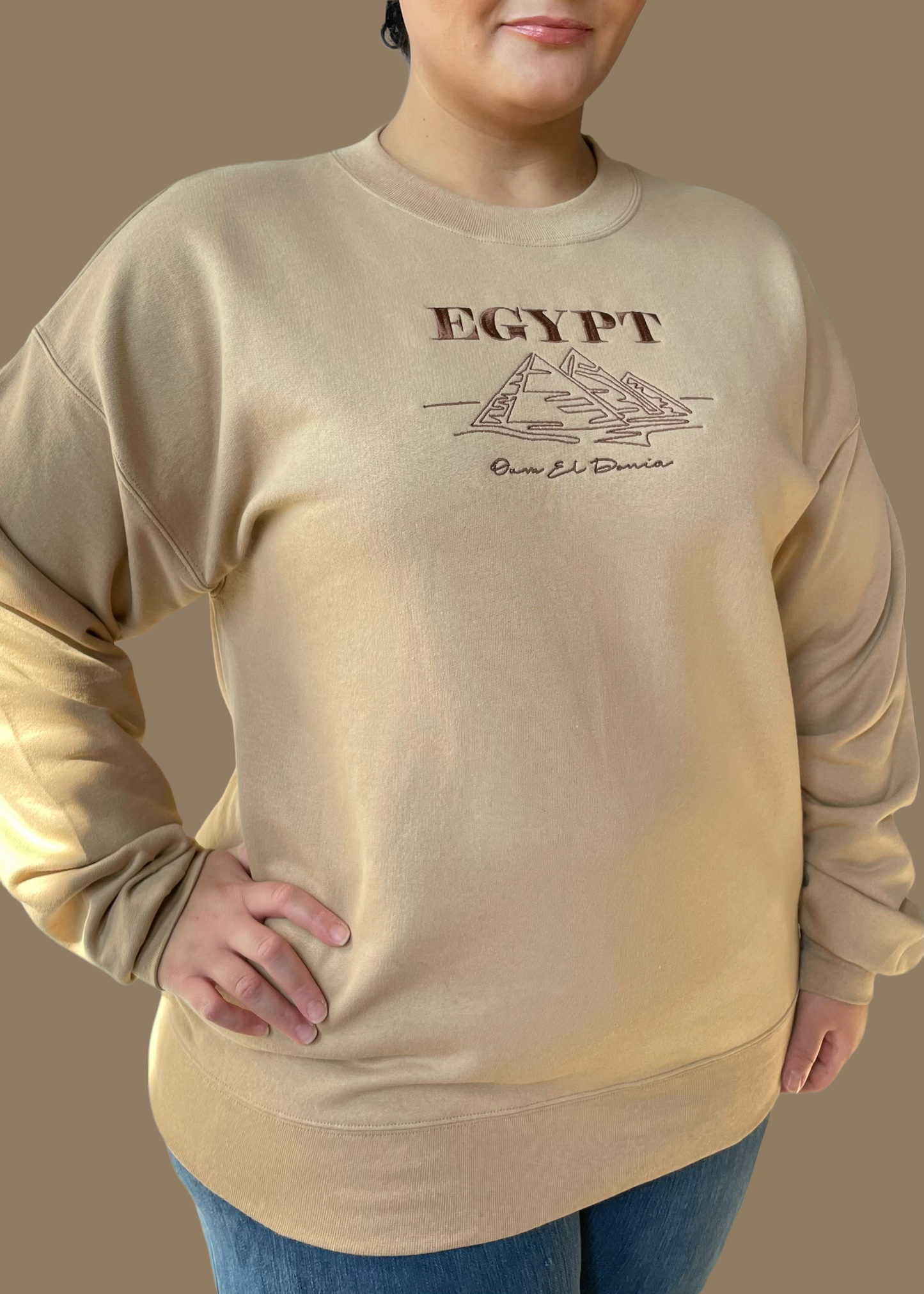 Embroidered Egypt Sweatshirts