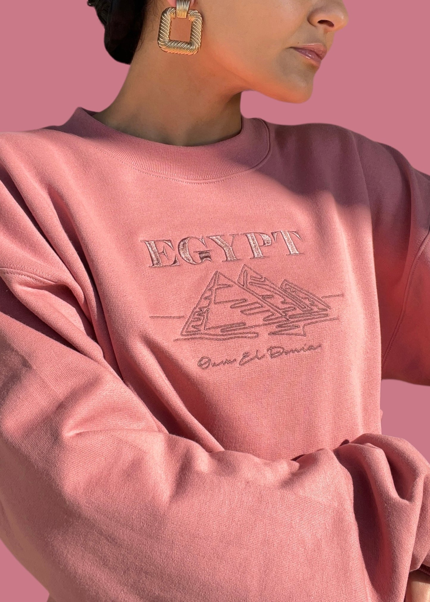 Embroidered Egypt Sweatshirts