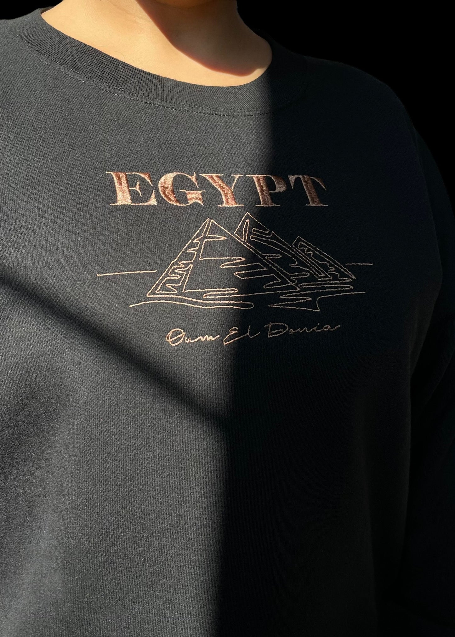 Embroidered Egypt Sweatshirts