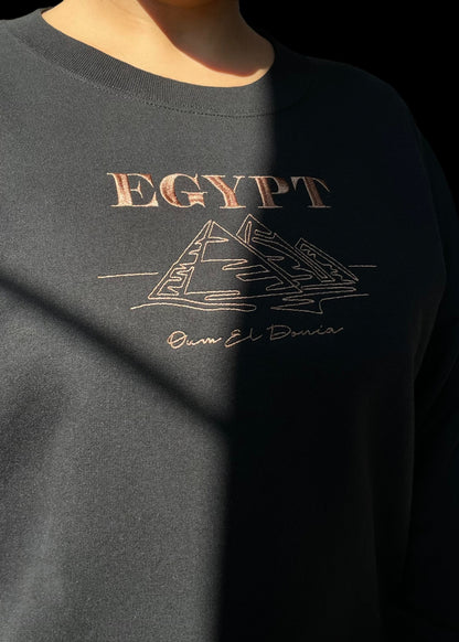 Embroidered Egypt Sweatshirts