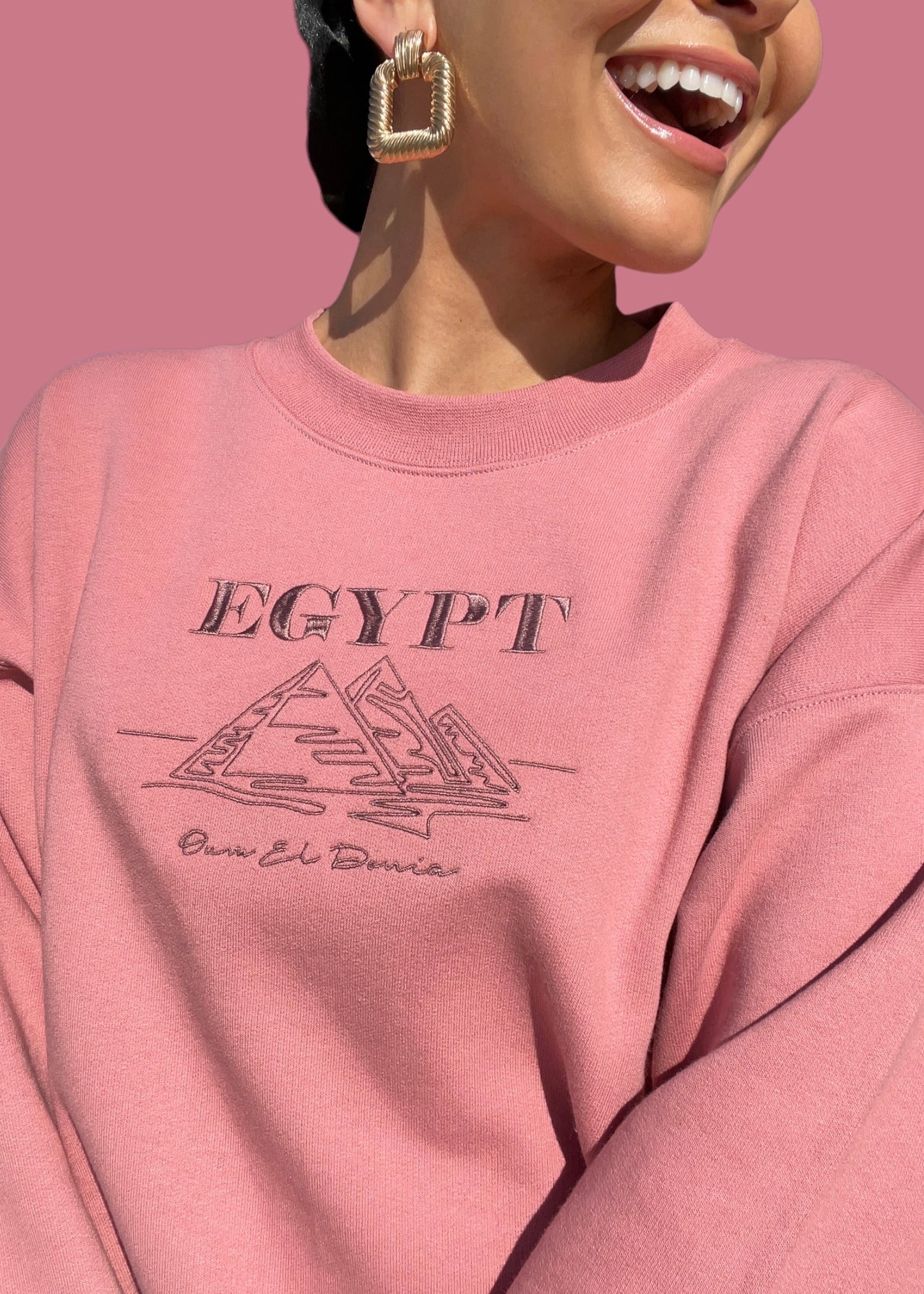Embroidered Egypt Sweatshirts
