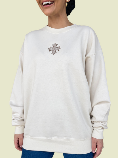 Embroidered Coptic Cross Sweatshirts