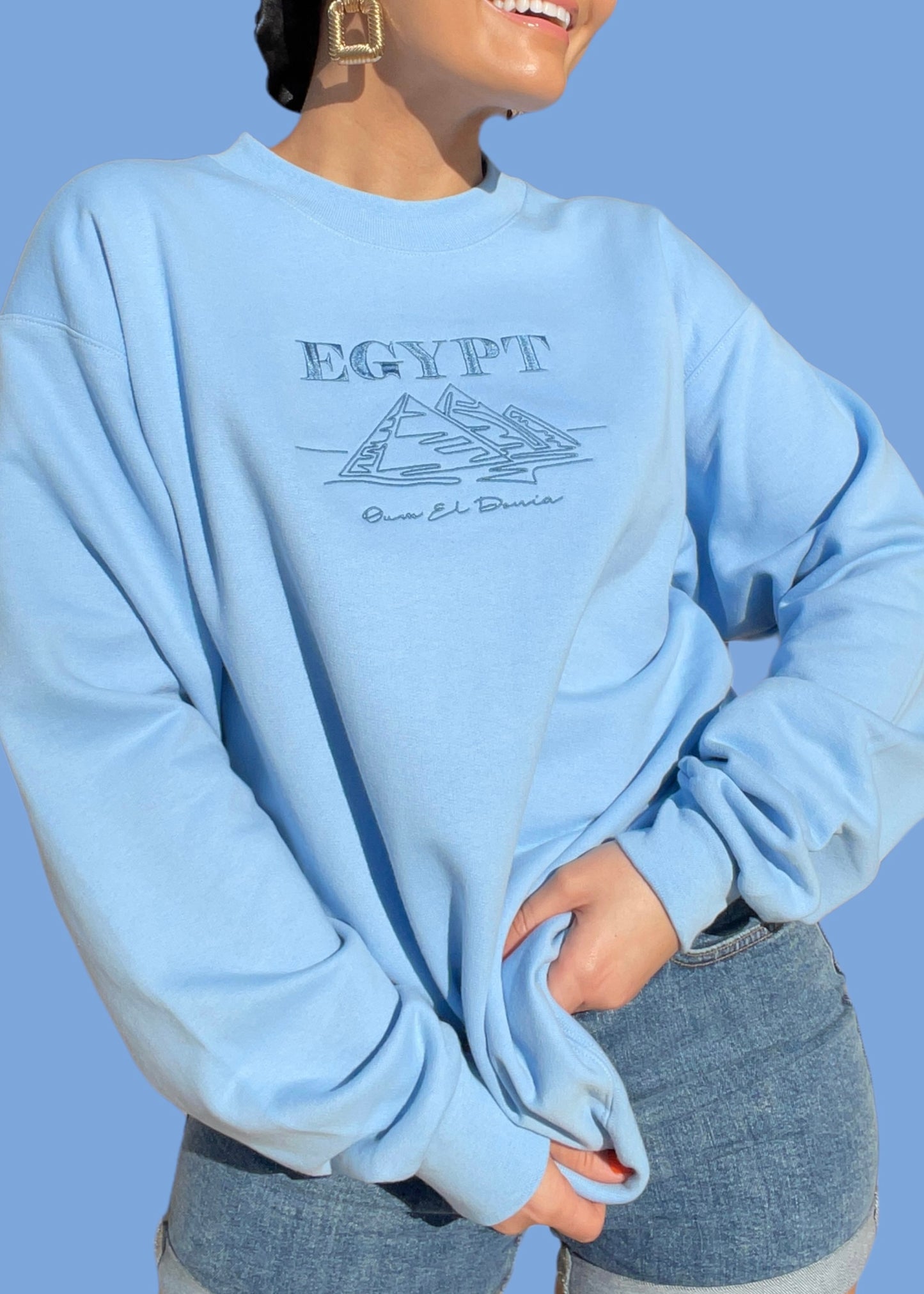 Embroidered Egypt Sweatshirts
