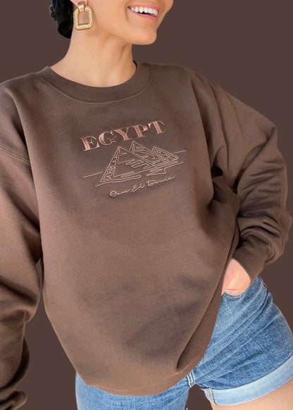 Embroidered Egypt Sweatshirts