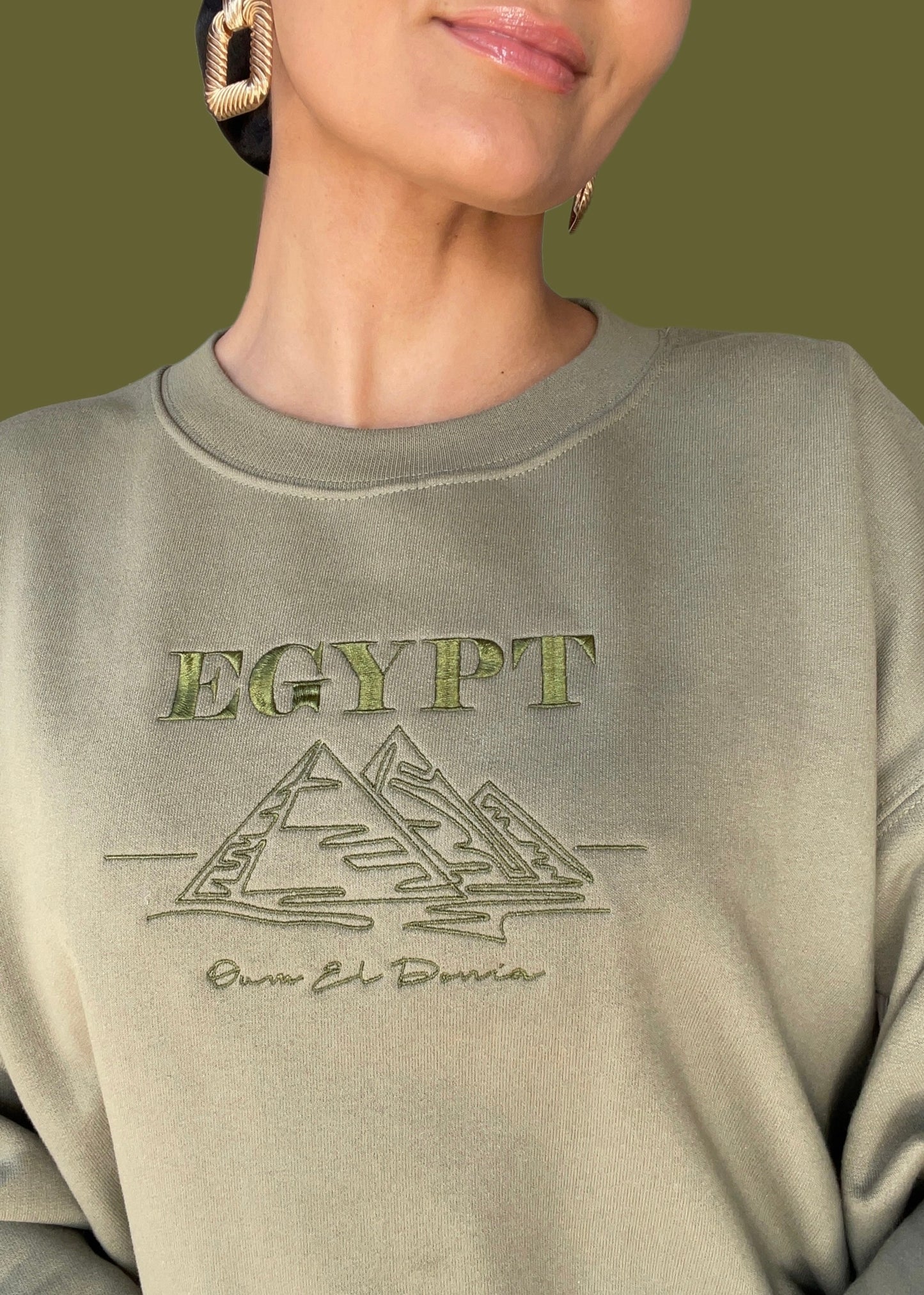 Embroidered Egypt Sweatshirts