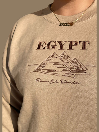 Embroidered Egypt Sweatshirts