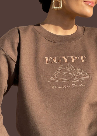 Embroidered Egypt Sweatshirts