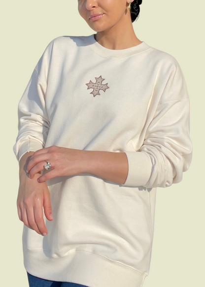 Embroidered Coptic Cross Sweatshirts