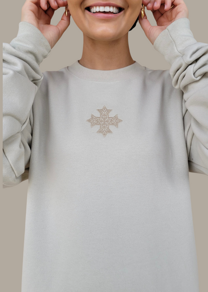 Embroidered Coptic Cross Sweatshirts