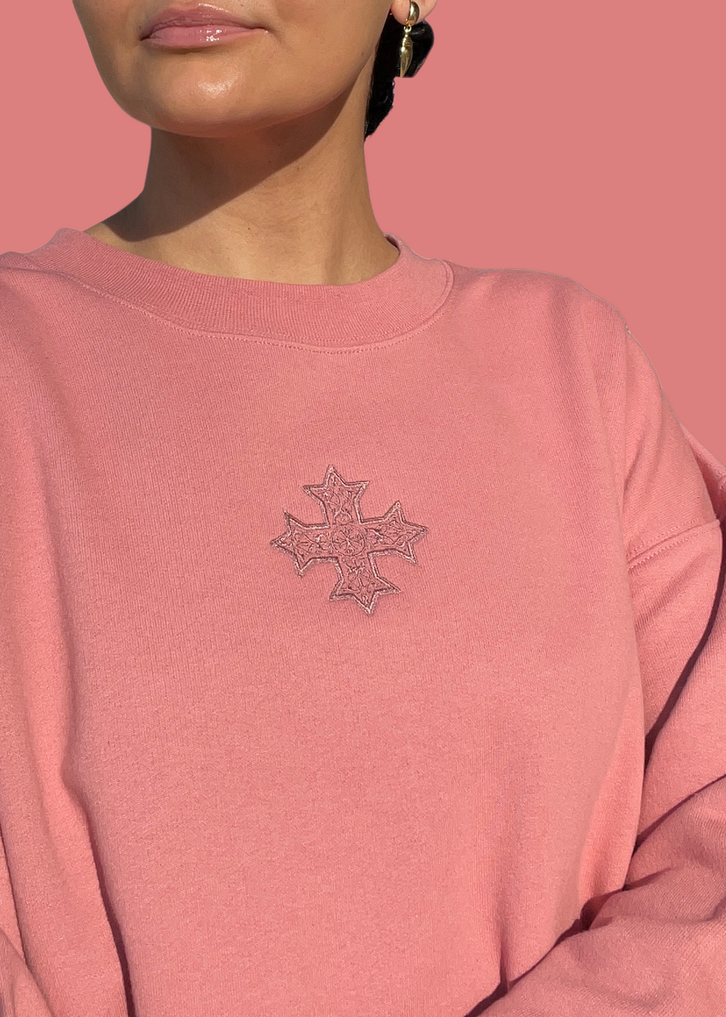 [DEAL SWEATSHIRT] Embroidered Coptic Cross Sweatshirts