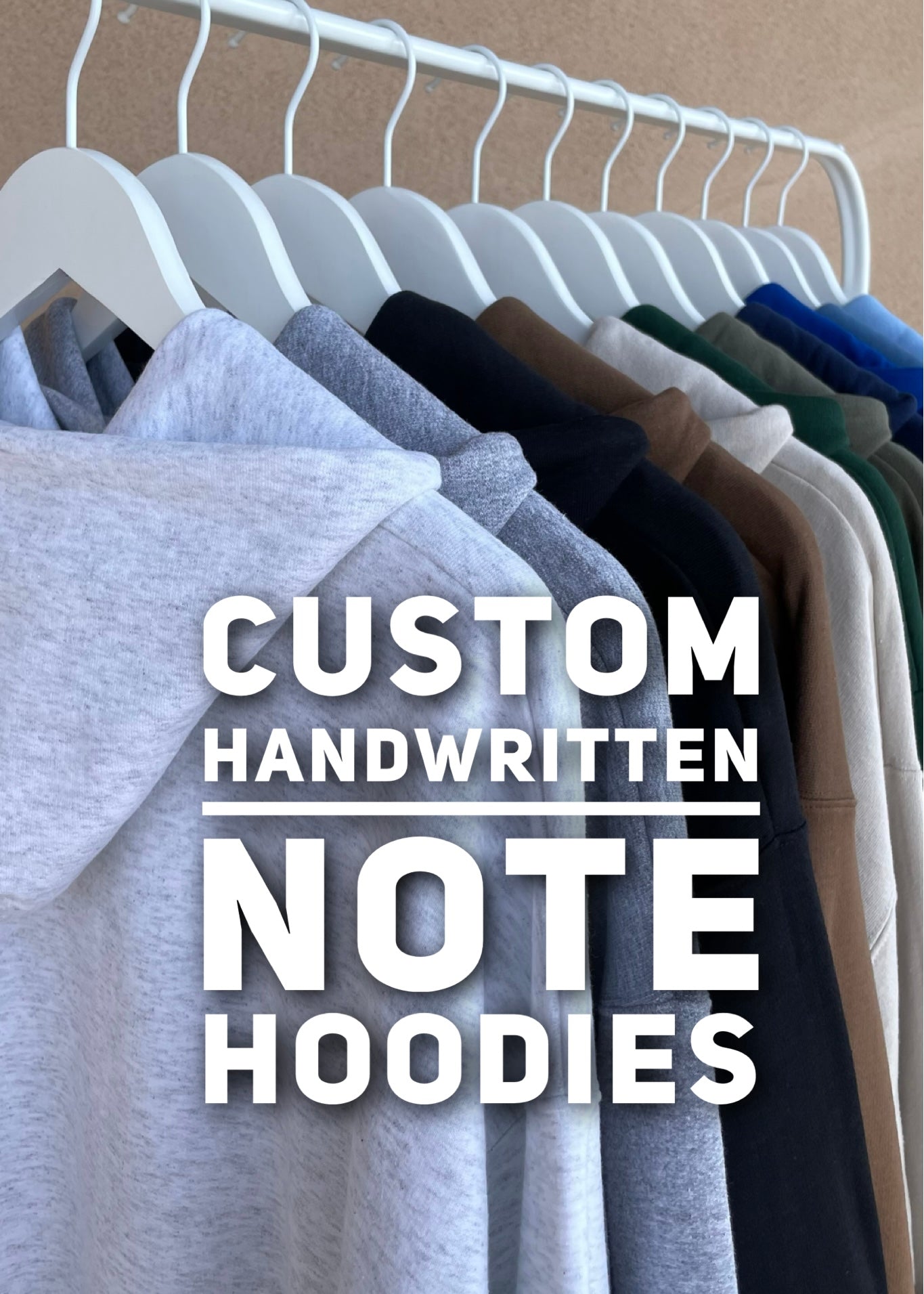 Custom Handwritten Note Embroidered Hoodie